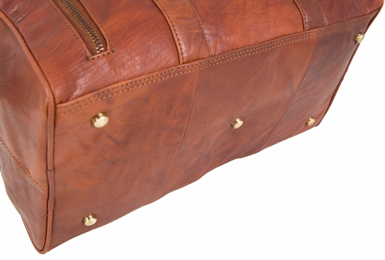 Rowallan Unisex Medium Tan LeatherTravel Holdall 9957 RRP £149 SALE PRICE £89.99 - Image 4
