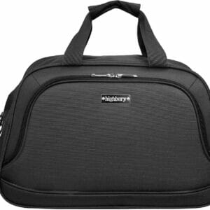 HIGHBURY Lightweight Holdall / Cabin Overnight Bag - Black - HBY0078