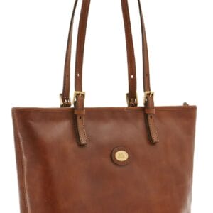 The Bridge Medium Italian Leather Tote Bag Brown 04903501-14