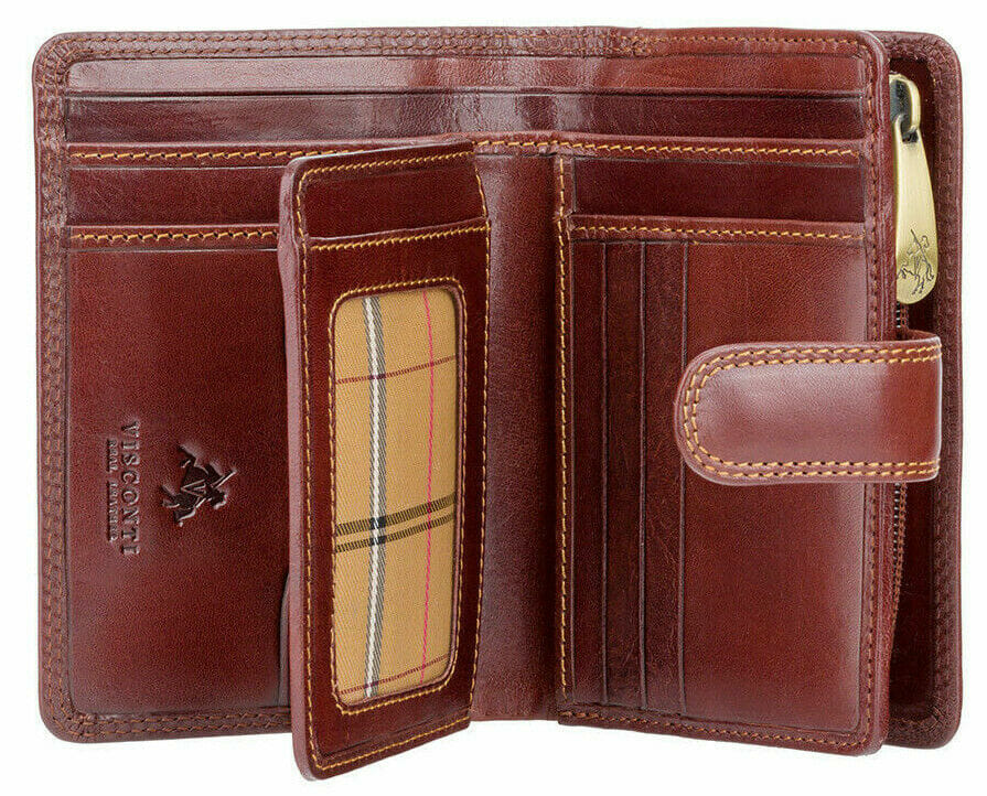 Visconti RFID 10 card purse Brown MZ-11