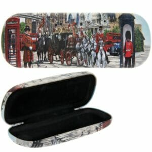 London Vintage Scene Glasses Cases