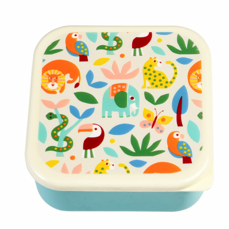 Rex London Set Of 3 Snack Boxes Wild Wonders