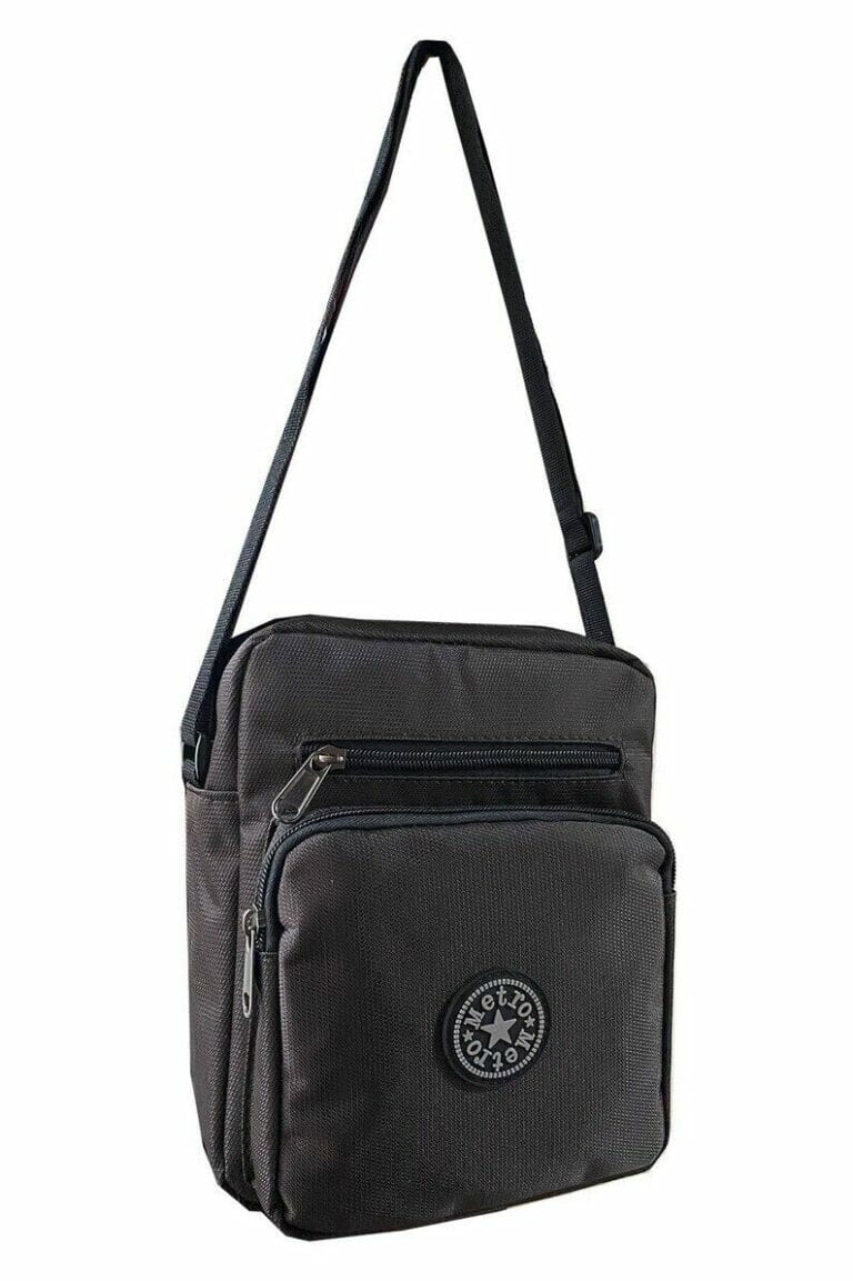Metro three section travel crossbody bag LL-170 Deep navy