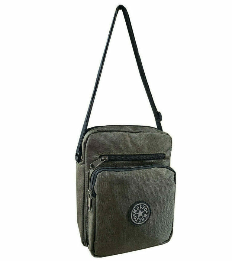 Metro three section travel crossbody bag LL-170 Khaki