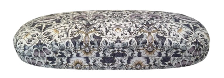 William Morris Lodden Hard Glasses Case Snap Shut With Cleaning Cloth - LP72712