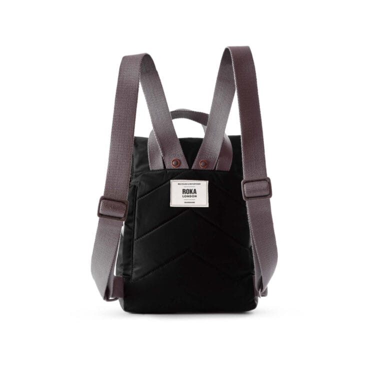 ROKA Canfield B Small black backpack back view